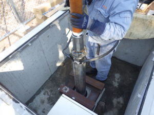 桜島温泉給湯施設第3泉源整備ポンプ設備工事